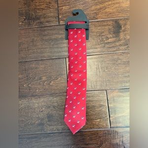 Red US‎ Flag Croft & Barrow Mens Formal Neck Tie 57"L  x 3"W 100% Polyester